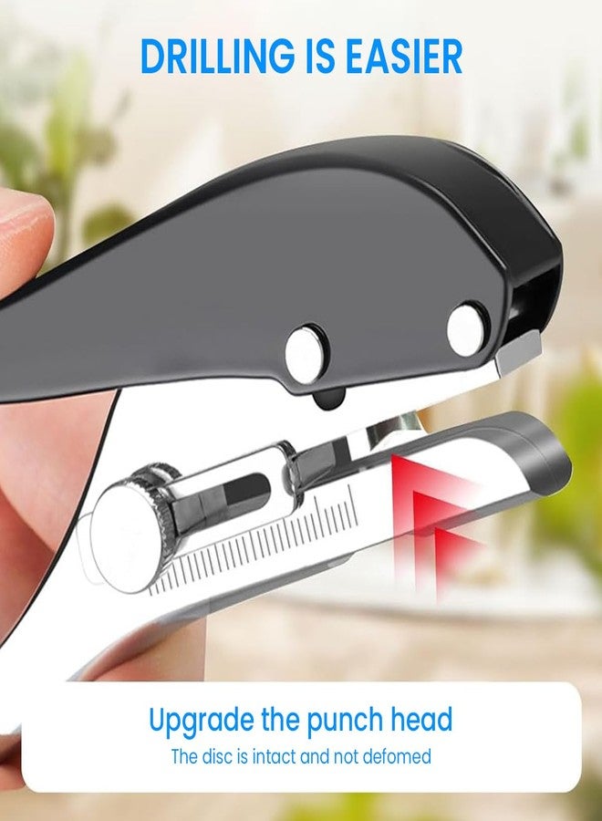 Serplex® Single Hole Punch 8mm Dia Hole Punch Plastic Hole Punch Spring Loaded Heavy Duty Hole Punch for Tagging, Plastic Cardboard, Slim Plastic Sheet - Image 5